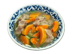 Combo: Canh bí đỏ sườn heo