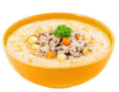 Combo: Cháo bí đỏ