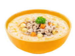 Combo: Cháo bí đỏ