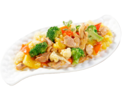 Combo: Ức gà xào rau củ