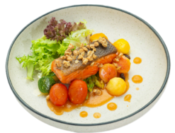 Combo: Cá hồi sốt cà chua