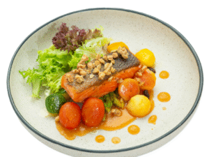 Combo: Cá hồi sốt cà chua