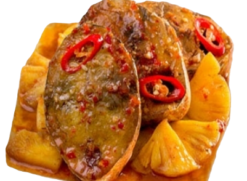 Combo: Cá ngừ kho dứa, cà chua