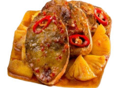 Combo: Cá ngừ kho dứa, cà chua