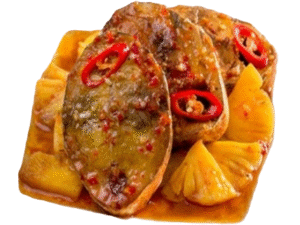 Combo: Cá ngừ kho dứa, cà chua