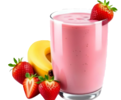 Combo sinh tố dâu tây + chuối