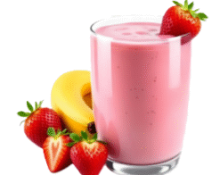 Combo sinh tố dâu tây + chuối