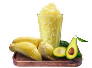 Combo sinh tố bơ + sầu riêng